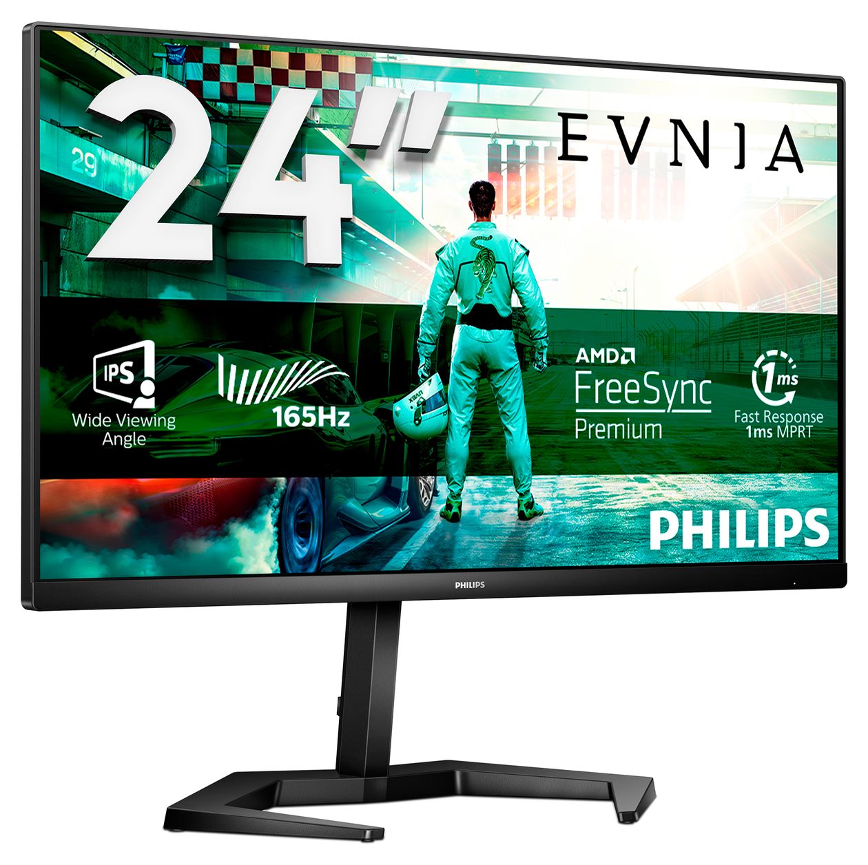 24M1N3200ZS/00 Full HD Monitor 60,5 cm (23.8 Zoll) 16:9 4 ms 250 cd/m²  (Schwarz) 