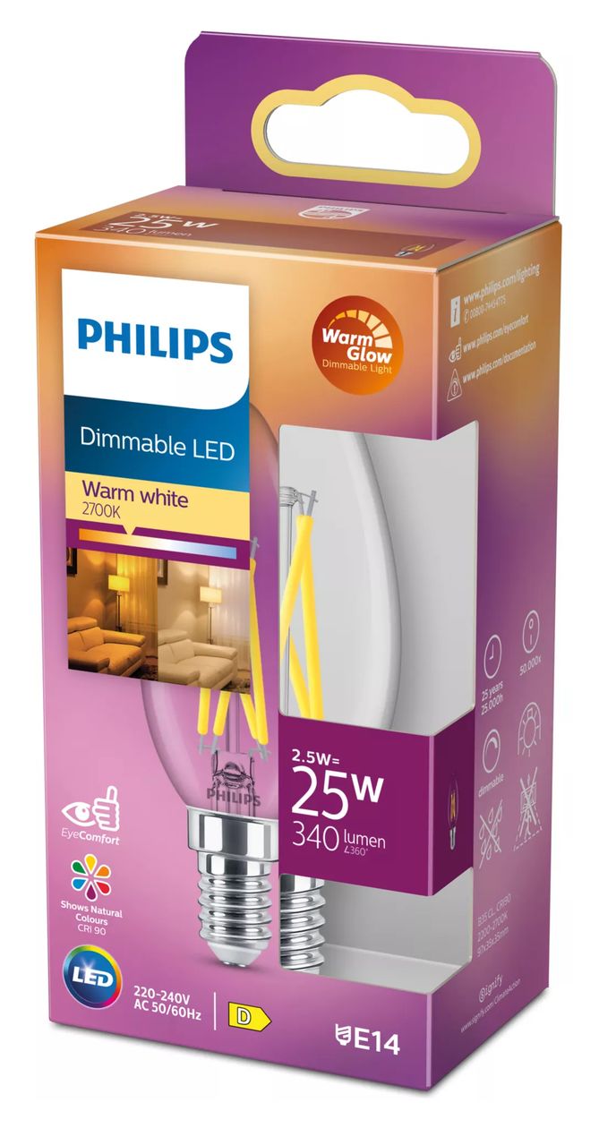 8719514324152 LED Lampe Kerze E14 EEK: D 340 lm entspricht 25 W Dimmbar 