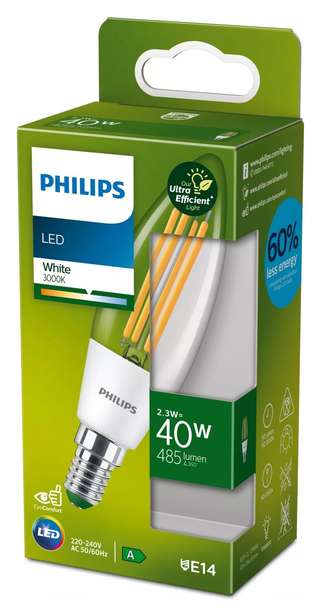 8719514435759 LED Lampe Kerze E14 EEK: A 485 lm Warmweiß (3000K) entspricht 40 W 