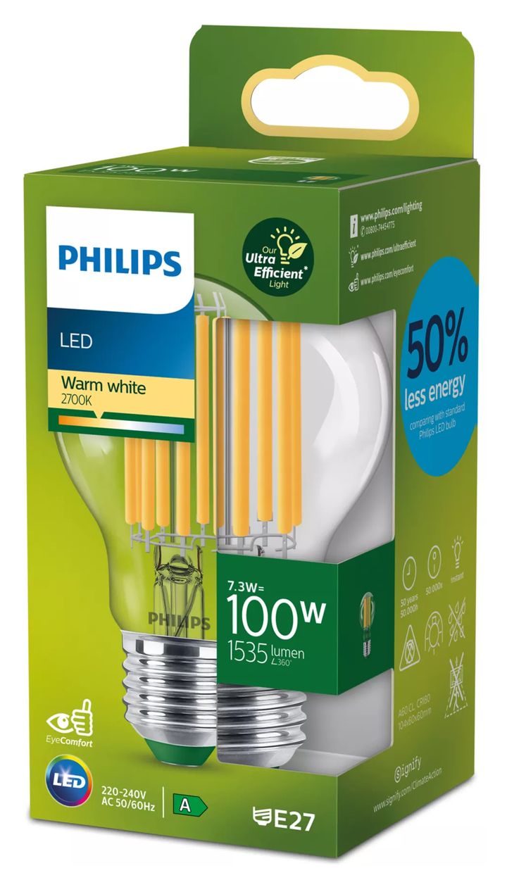 8720169187979 LED Lampe Tropfen E27 EEK: A 1535 lm Warmweiß (2700K) entspricht 100 W 