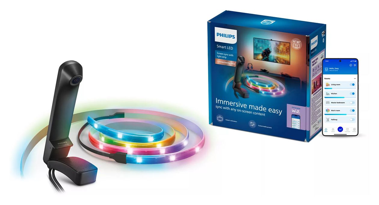 Bildschirmsynchronisation mit Lightstrip für 75–85" TVs 