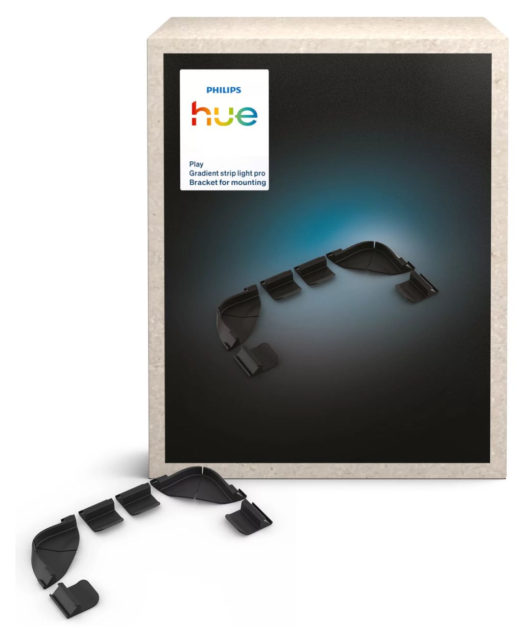 Philips Hue Play Gradient Lightstrip Pro Halterungen 