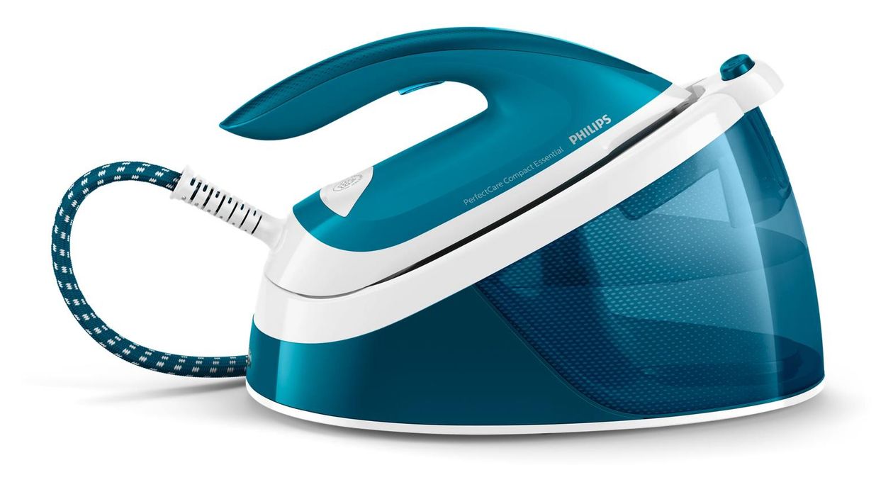 GC6840/20 PerfectCare Compact Essential 2400 W Dampfbügelstation 120 g/min  (Blau, Weiß) 