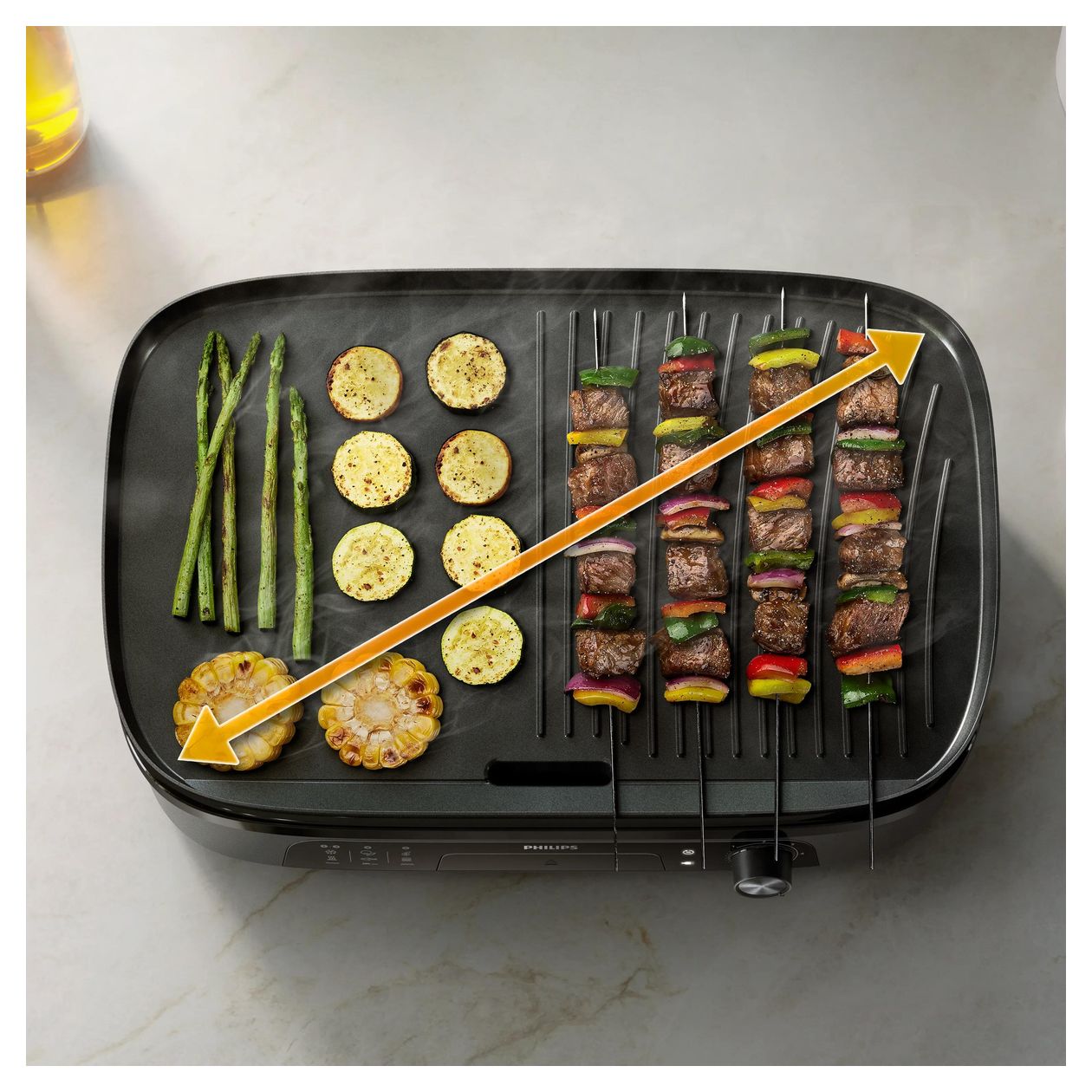 HD6210/95 Tischgrill 2400 W 