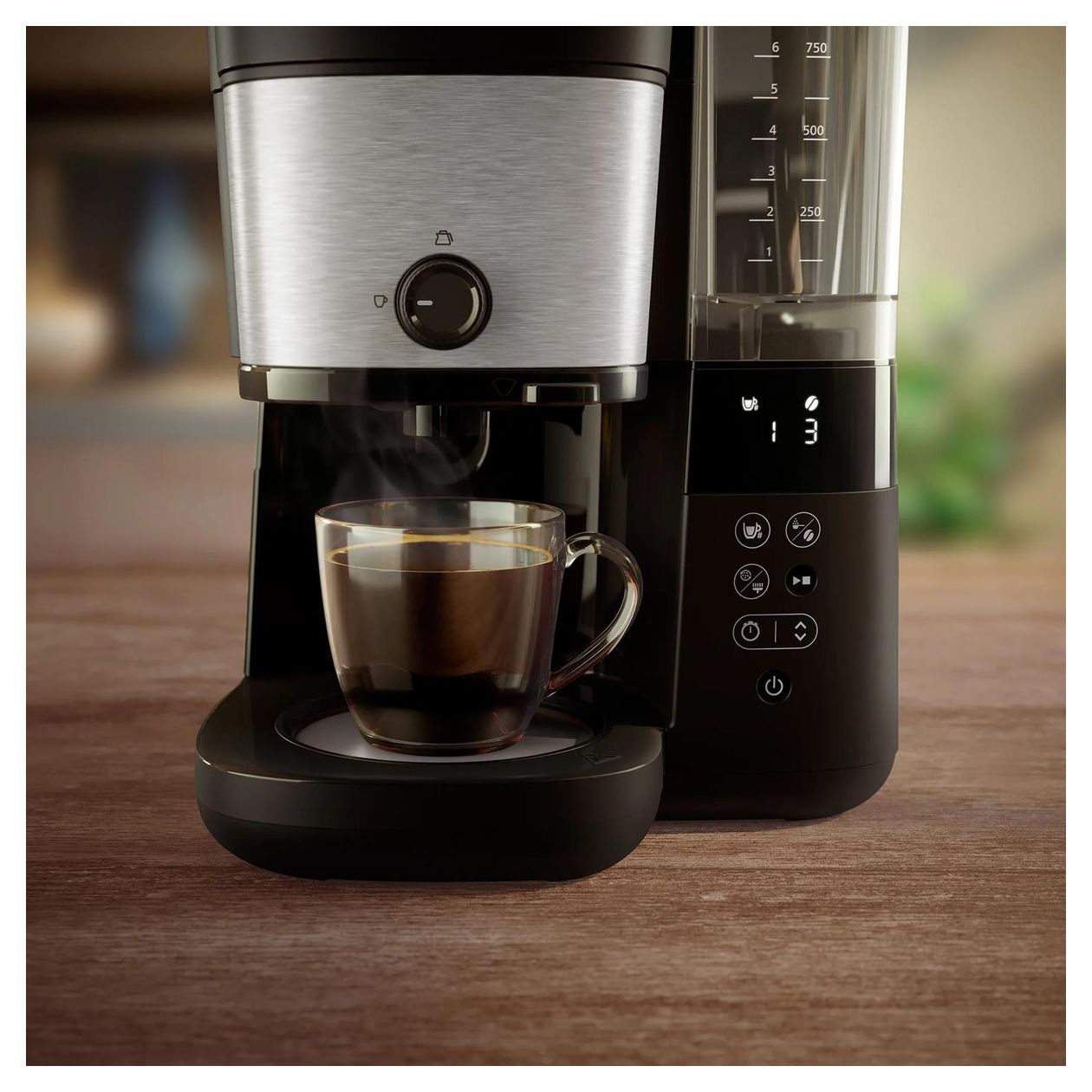 HD7900/01 All-in-1 Brew 10 Tassen Filterkaffeemaschine 1,2 l  (Schwarz) 