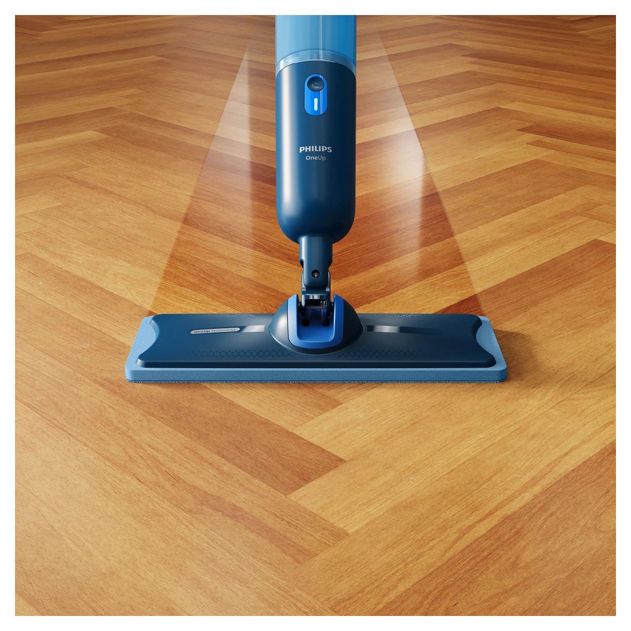 Philips OneUp Ersatz-Pad - Echtholz, Parkett, Linoleum - Doppelpack 