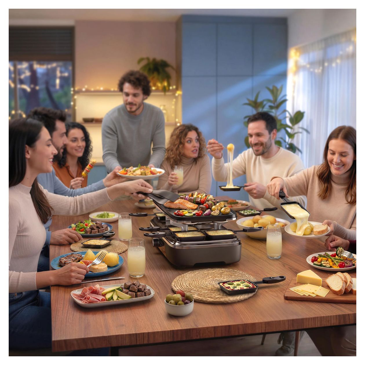 Raclette Grill 2-in-1 