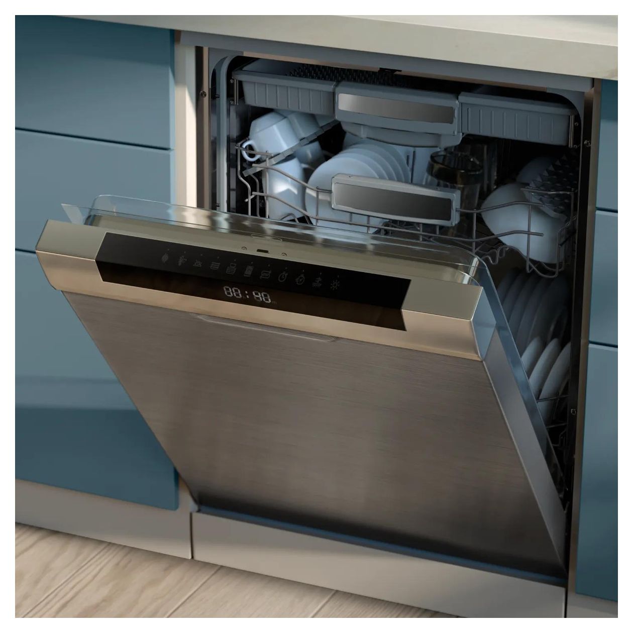 Series 1000 NA150/00 Doppel Heißluftfritteuse 7 l 2450 W  (Schwarz) 