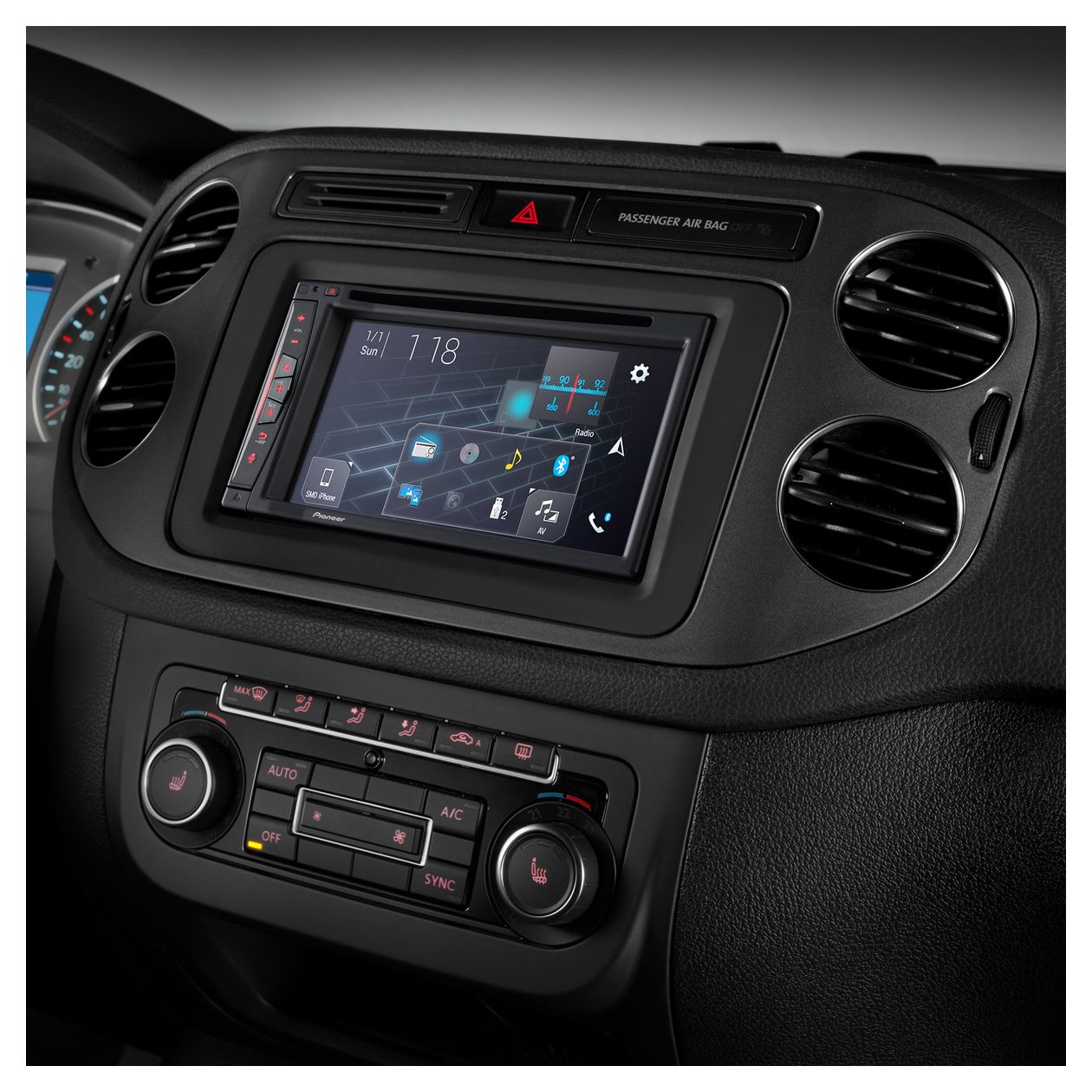 AVIC-Z620BT 15,8 cm (6.2 Zoll) Navigationsgerät 16 GB Ganz Europa 