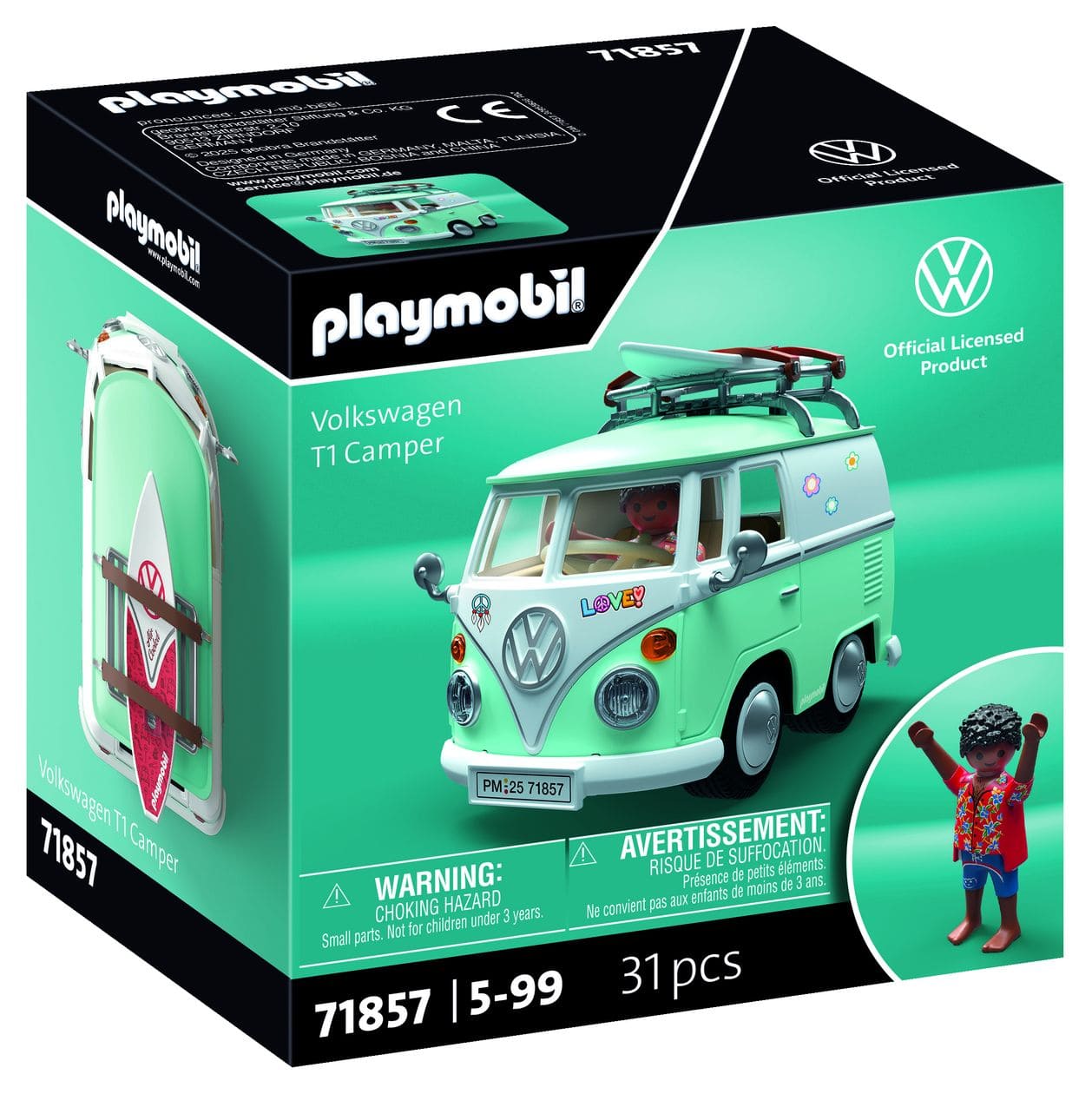 Collector Cars Volkswagen T1 Camper Spielset  (Mehrfarbig) 