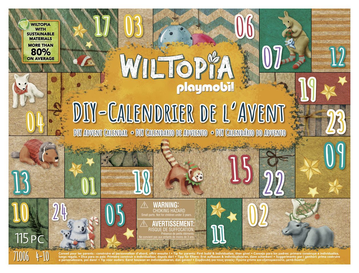 DIY Adventskalender: Tierische Weltreise 