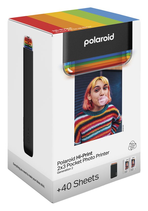 Hi-Print 2x3 Generation 2 Bundle 2.1" x 3.4" (5.3 x 8.6 cm) Foto Drucker  (Schwarz) 
