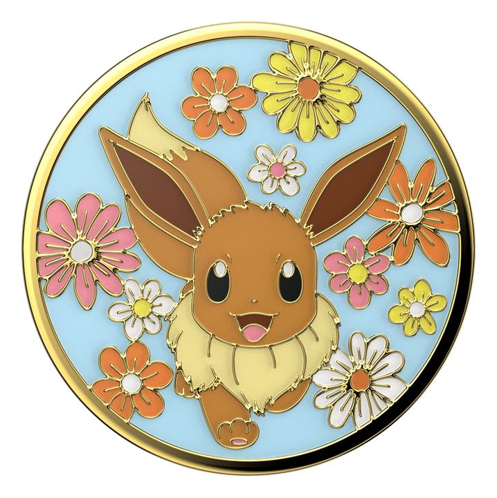 PopGrip Enamel Floral Eevee Fingerring für Jede Marke  (Mehrfarbig) 