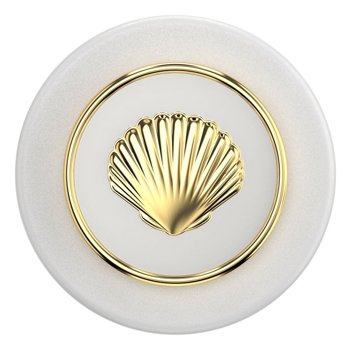 PopGrip MagSafe Venus White Enamel Fingerring für Apple iPhone 12+  (Gold, Weiß) 