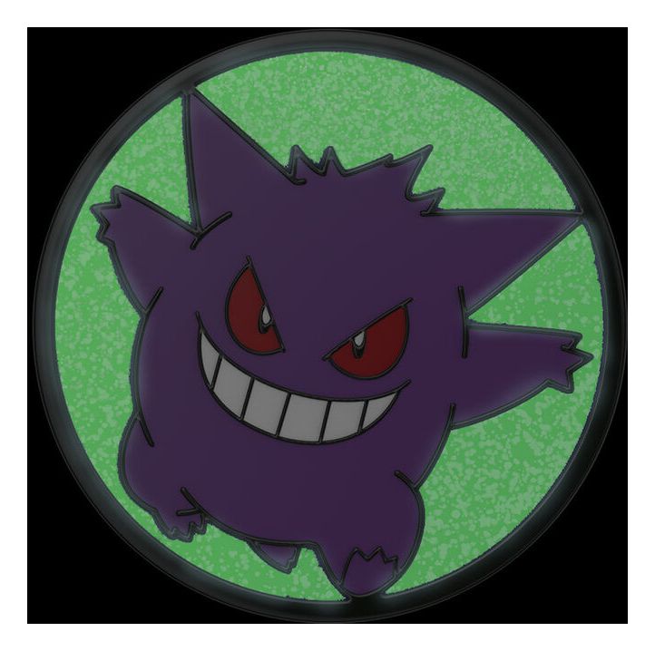 PopGrip  Pokémon - Enamel Glow-in-the-dark Gengar Fingerring für Universal  (Violett) 