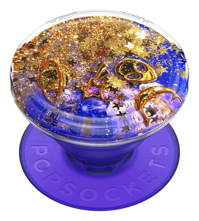 PopGrip Tidepool Cosmic Escape Fingerring für Universal (Blau, Gold, Violett, Weiß) 