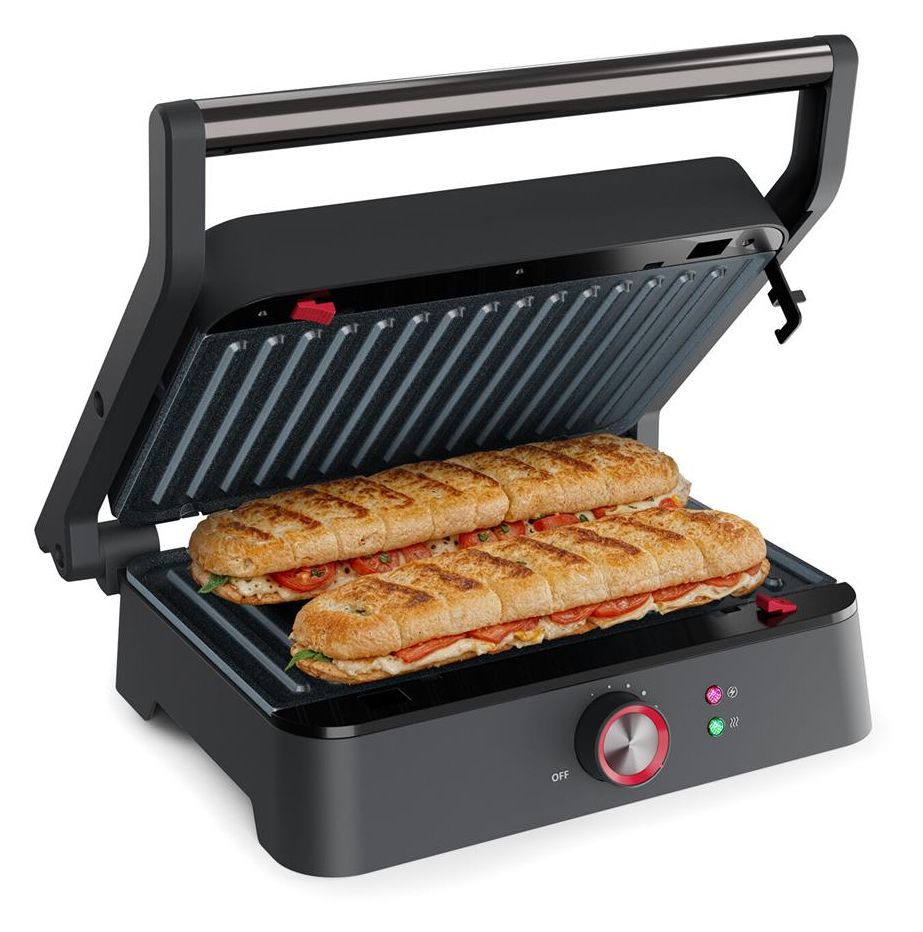 117502 Kontaktgrill 1800 W mit 275 x 180 mm Fläche  (Schwarz) 