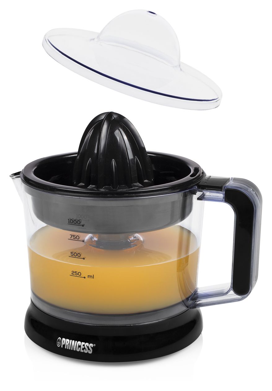 201004 Classic Zitruspresse 25 W (Schwarz, Transparent) 