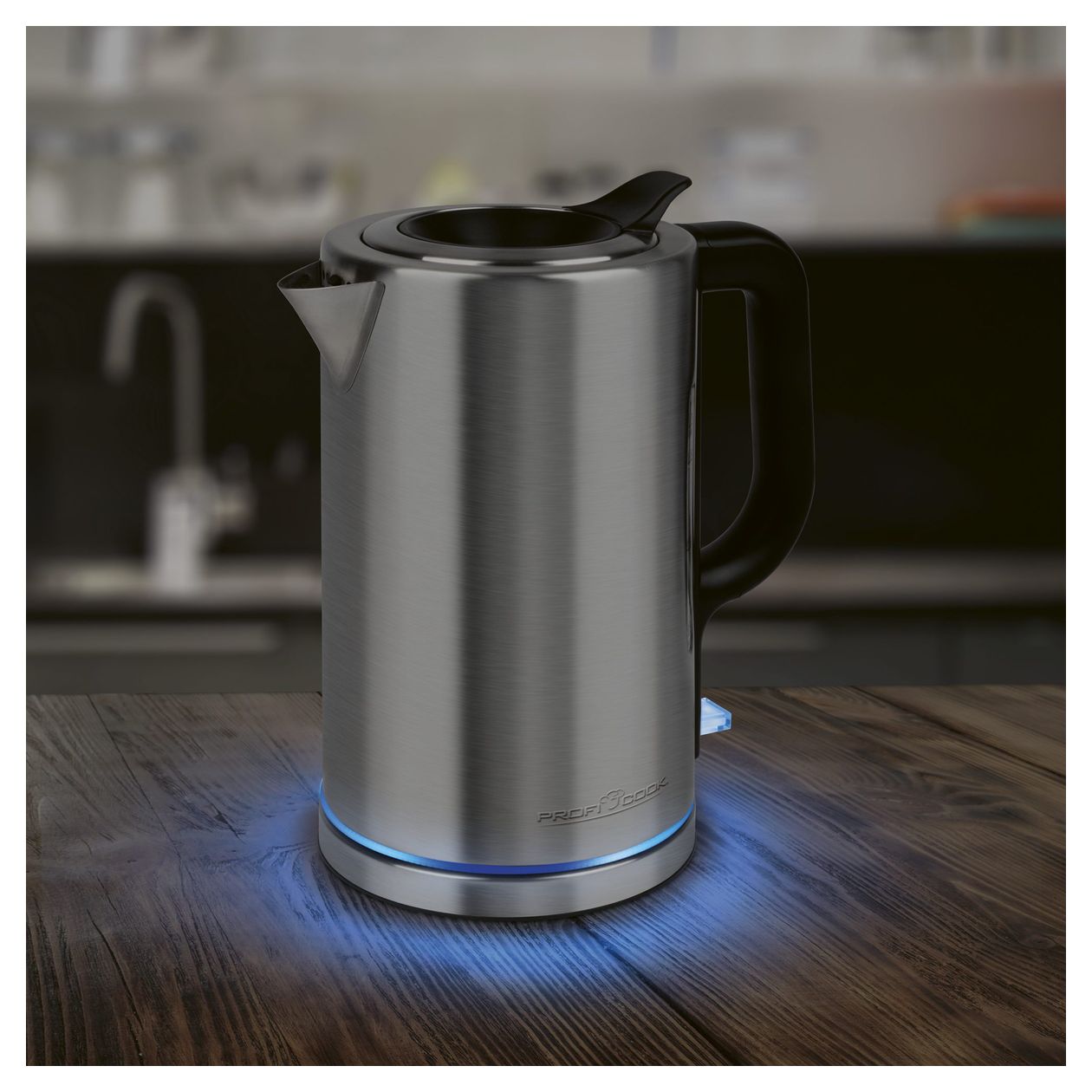 PC-WKS1321 1,7 l Wasserkocher 2200 W  (Schwarz, Edelstahl) 