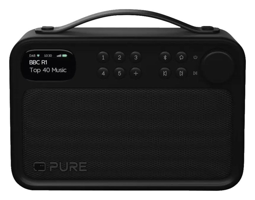 Bloom Bluetooth DAB, FM Radio Tragbar IPX5  (Schwarz) 