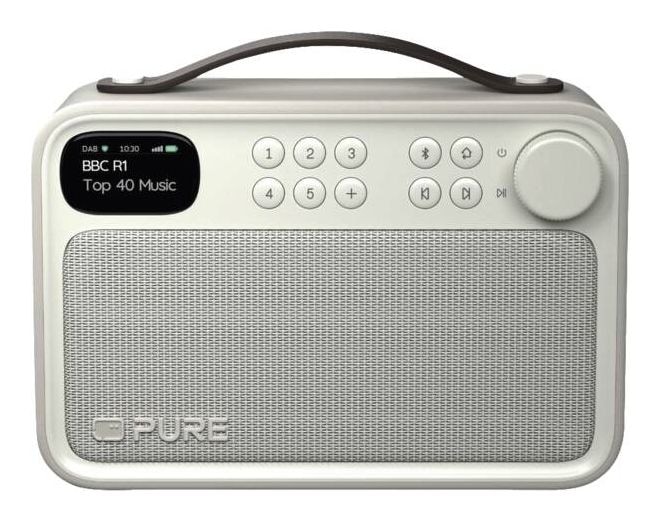 Bloom Bluetooth DAB, FM Radio Tragbar IPX5  (Weiß) 