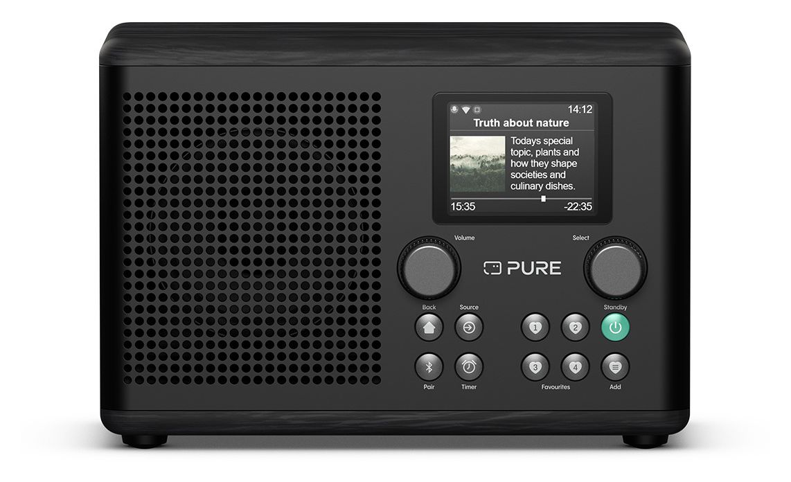 Classic H4i Bluetooth DAB+, FM Radio Internet  (Schwarz) 