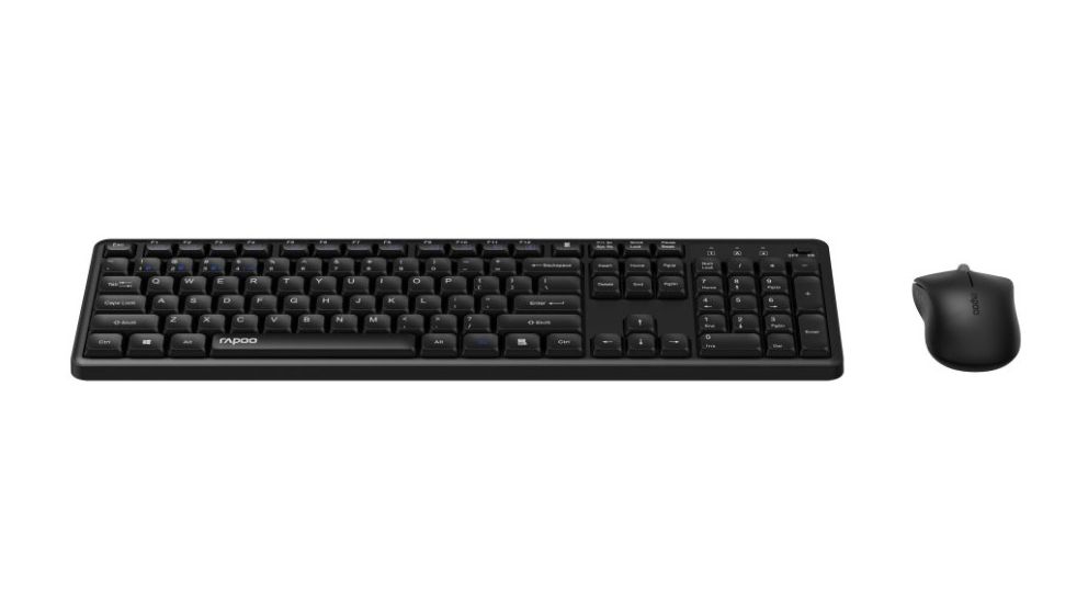 8150M Büro Tastatur RF Wireless + Bluetooth 2.4 GHz  (Schwarz) 
