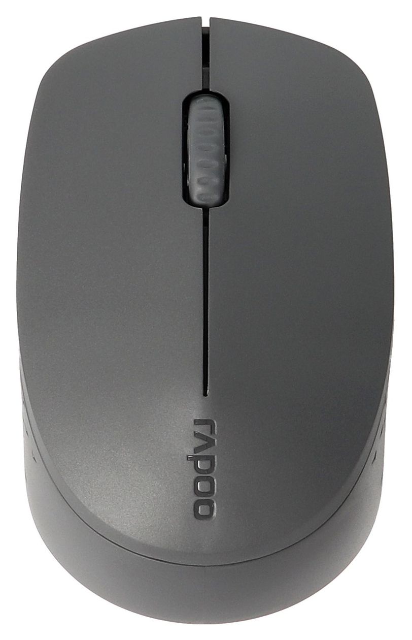 M100 Silent 1000 DPI Büro Maus Optisch  (Grau) 