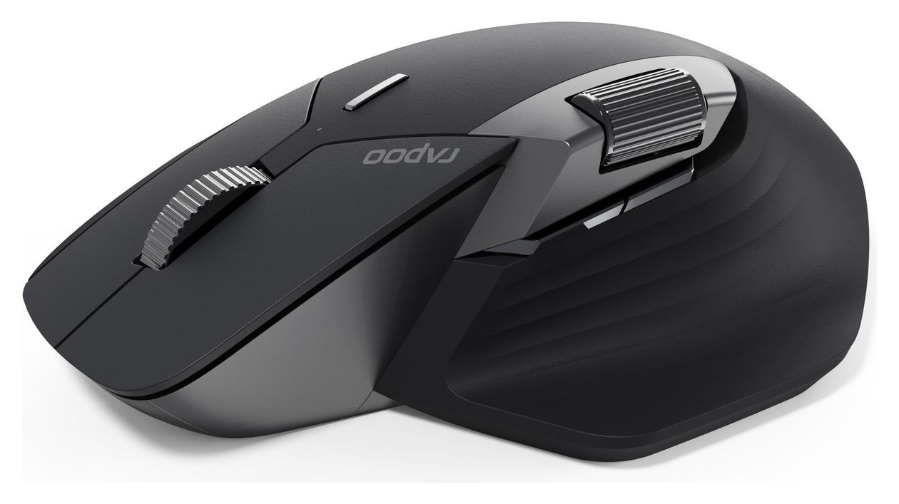 MT760M 4000 DPI Gaming Maus Optisch  (Schwarz, Grau) 