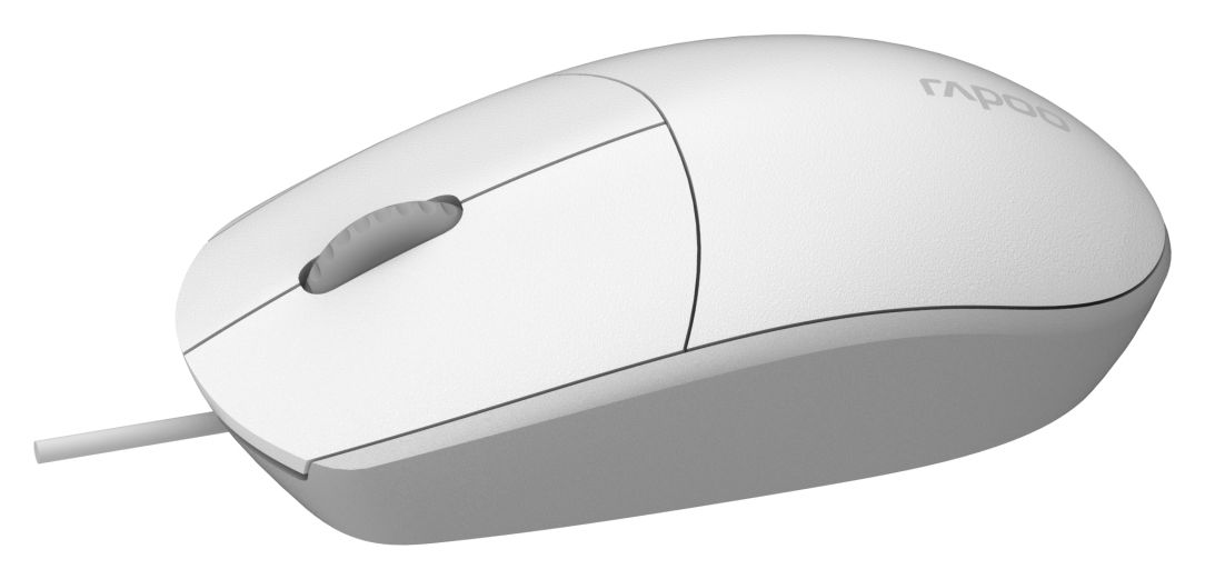 N100 1600 DPI Büro Maus Optisch  (Weiß) 