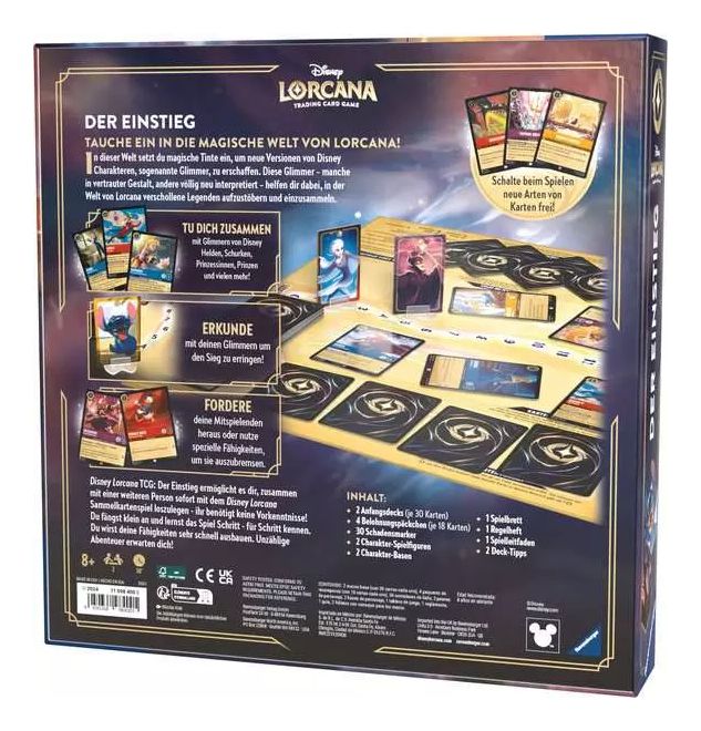 Disney Lorcana: Himmelsleuchten Der Einstieg Brettspiel ab 8 Jahr(e) 