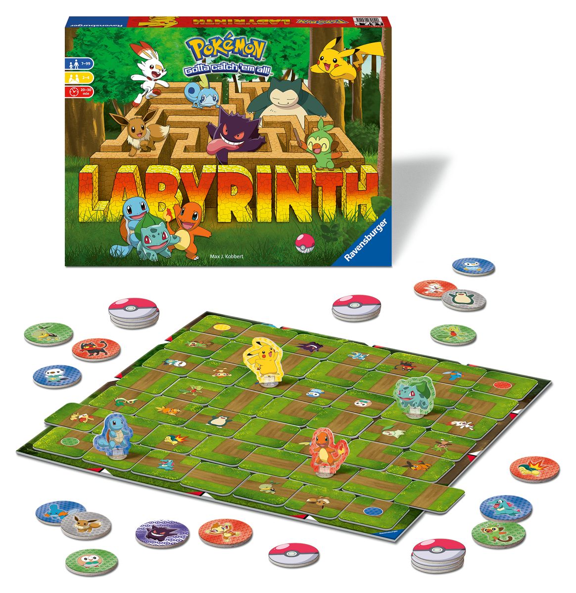 Labyrinth Pokémon Brettspiel bis zu 4 Spielern ab 7 Jahr(e) 