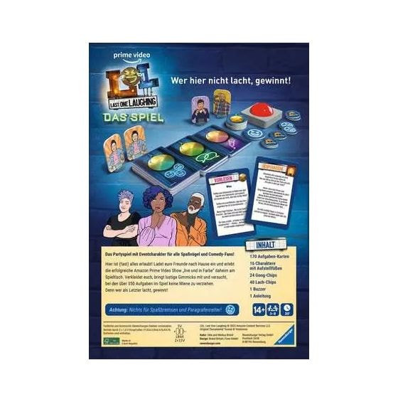 Last one Laughing - Das Spiel - Spiel ab 14 Jahren 