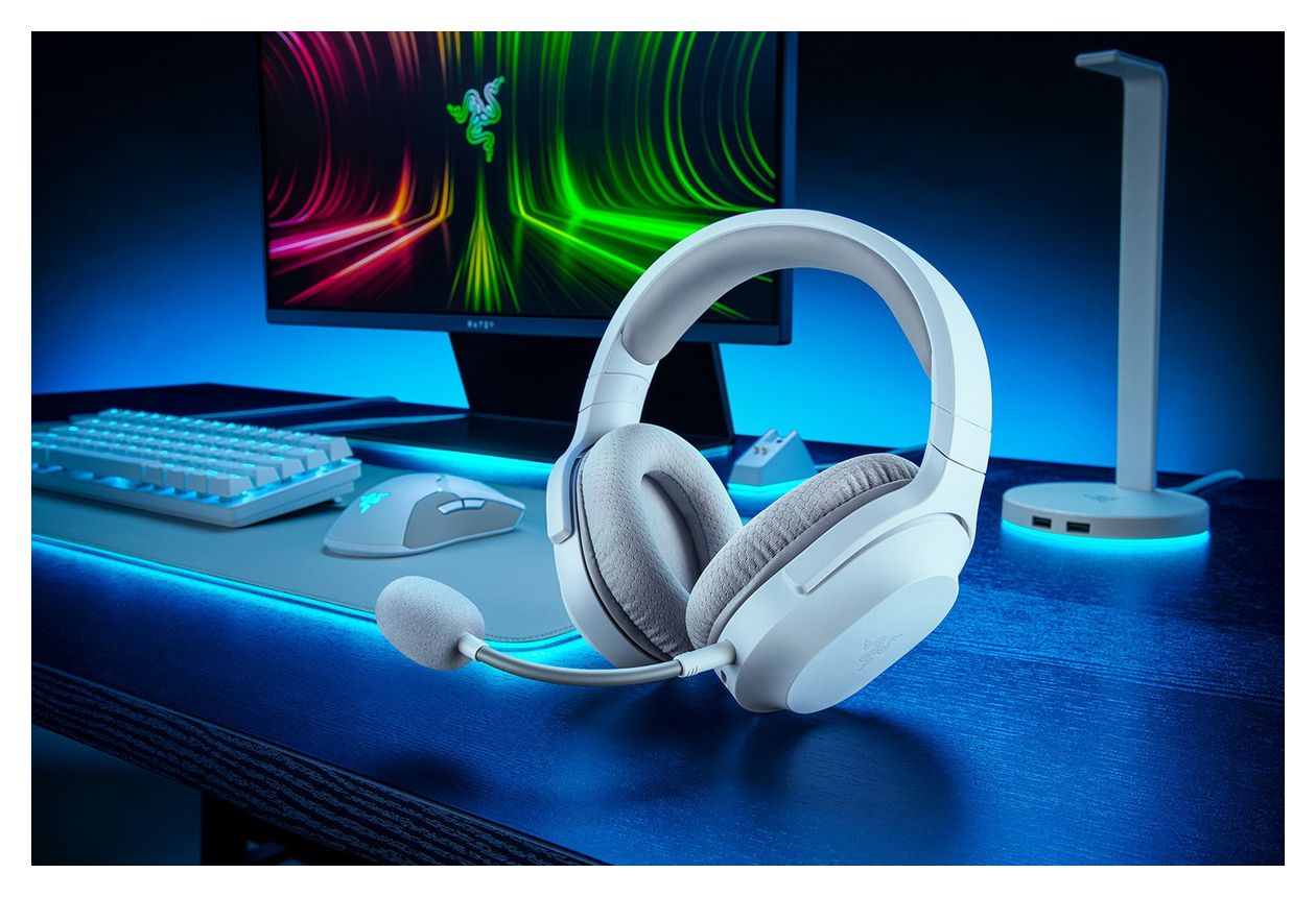 Barracuda X Over Ear Bluetooth Kopfhörer kabelgebunden&kabellos 50 h Laufzeit USB Typ-C  (Weiß) 