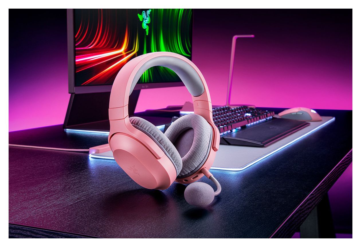Barracuda X Over Ear Bluetooth Kopfhörer kabelgebunden&kabellos 50 h Laufzeit USB Typ-C  (Pink) 