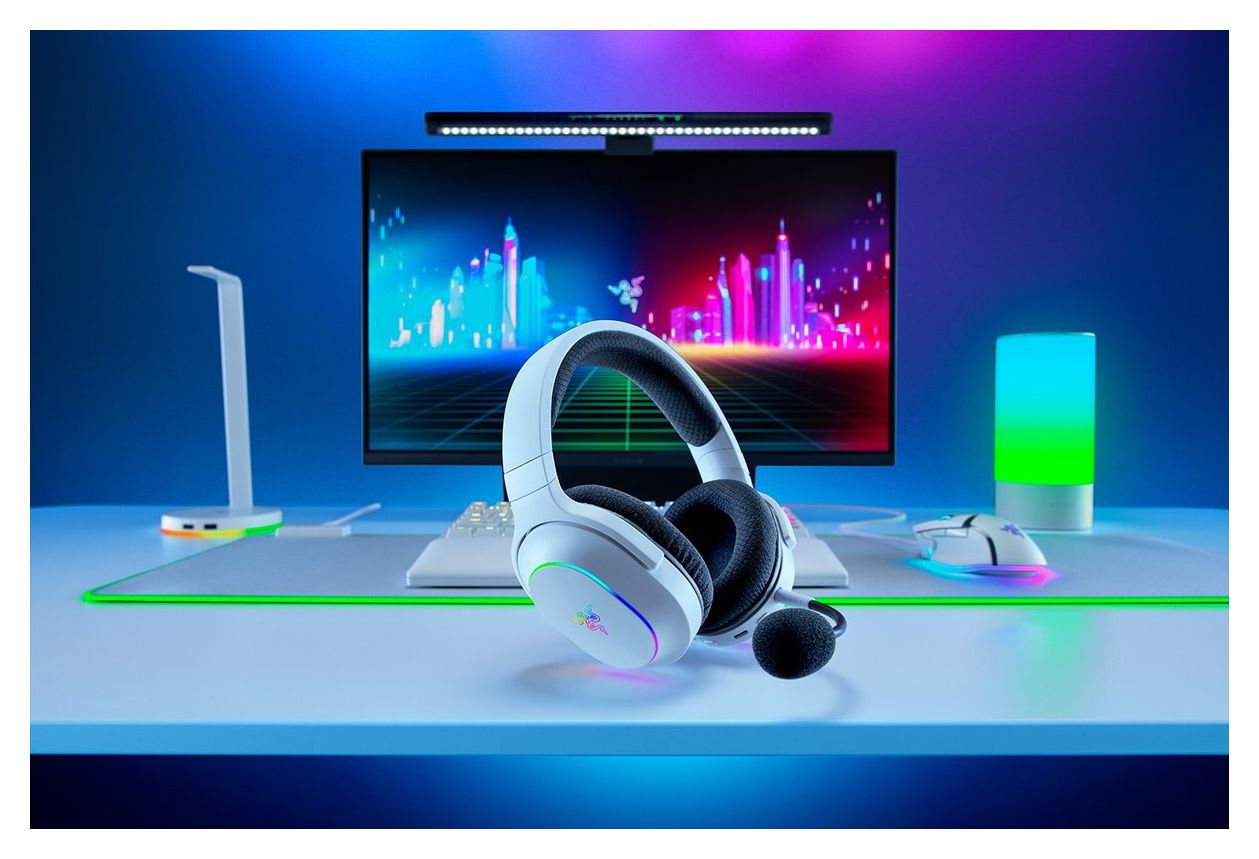 Barracuda X Chroma Over Ear Bluetooth Kopfhörer kabellos 70 h Laufzeit USB Typ-C  (Schwarz, Weiß) 