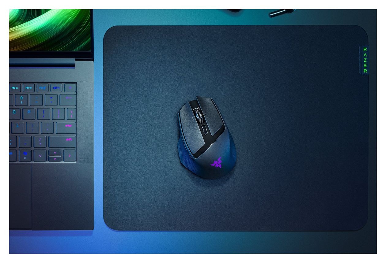 Basilisk Mobile 18000 DPI Gaming Maus Optisch  (Schwarz, Gelb) 