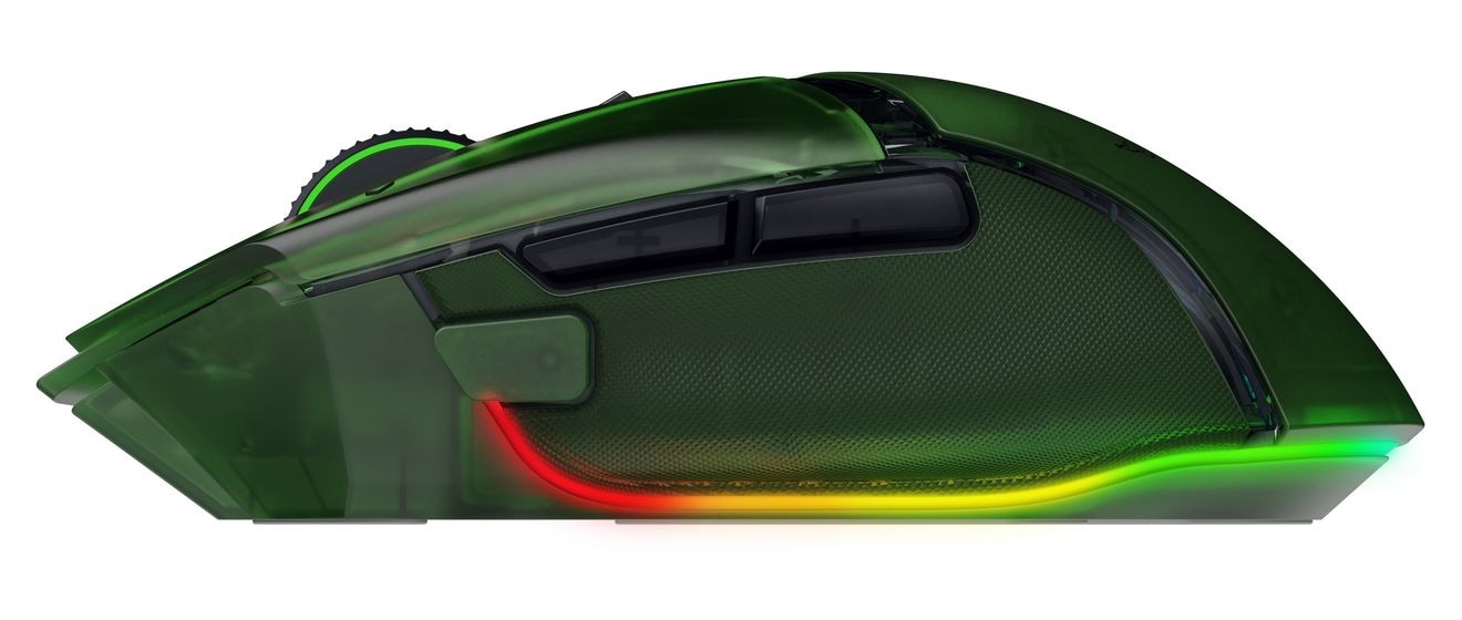 Basilisk V3 Pro 35000 DPI Gaming Maus Optisch  (Grün) 