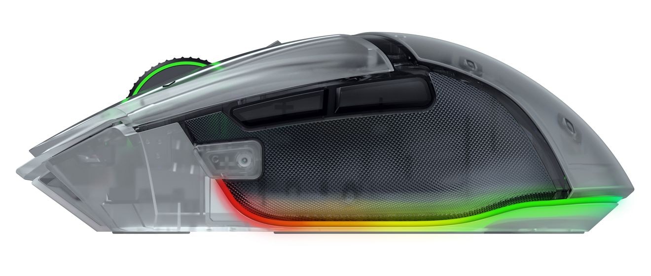 Basilisk V3 Pro 35000 DPI Gaming Maus Optisch  (Weiß) 