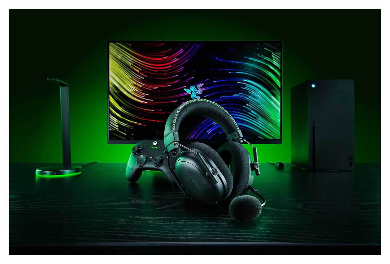 BlackShark V3 Pro Over Ear Bluetooth Kopfhörer kabelgebunden&kabellos USB Typ-A  (Schwarz) 