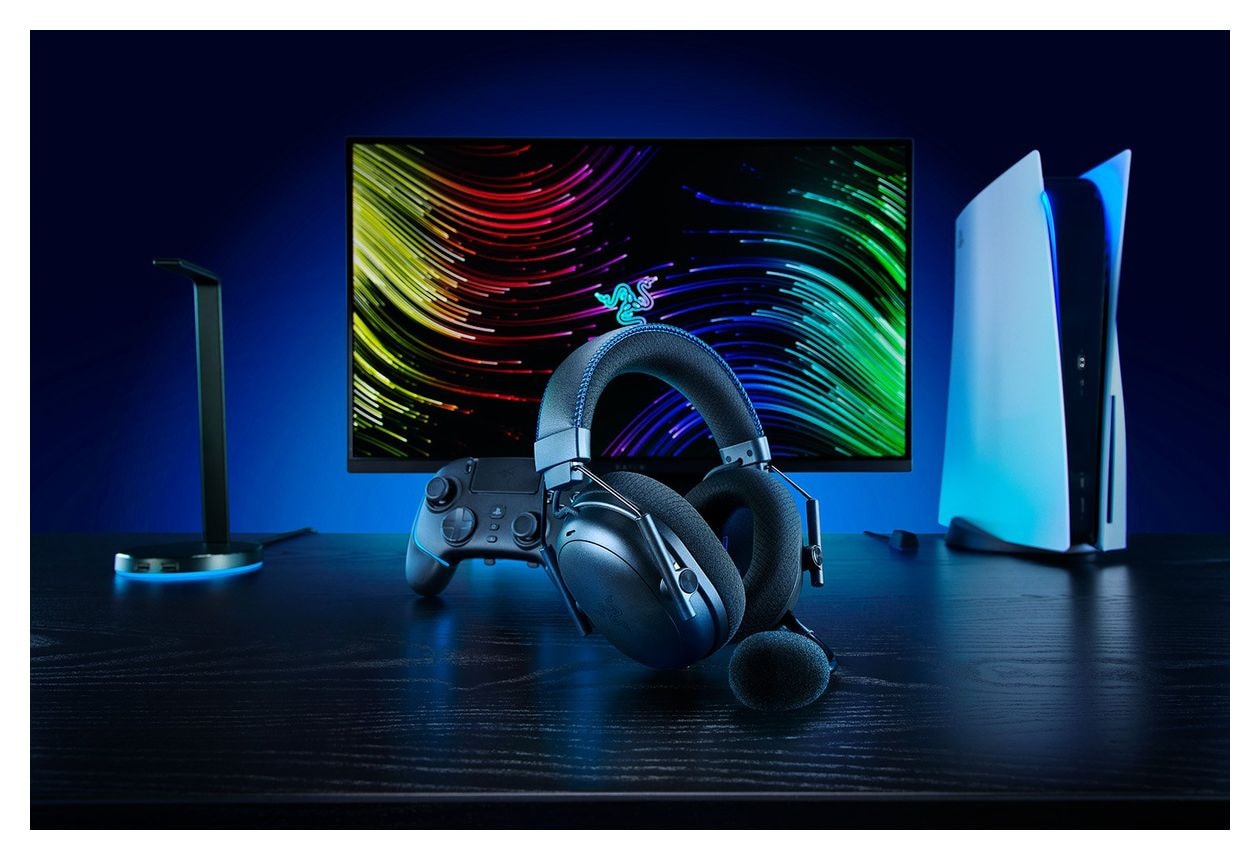 BlackShark V3 Pro Over Ear Bluetooth Kopfhörer kabelgebunden&kabellos USB Typ-A  (Schwarz) 