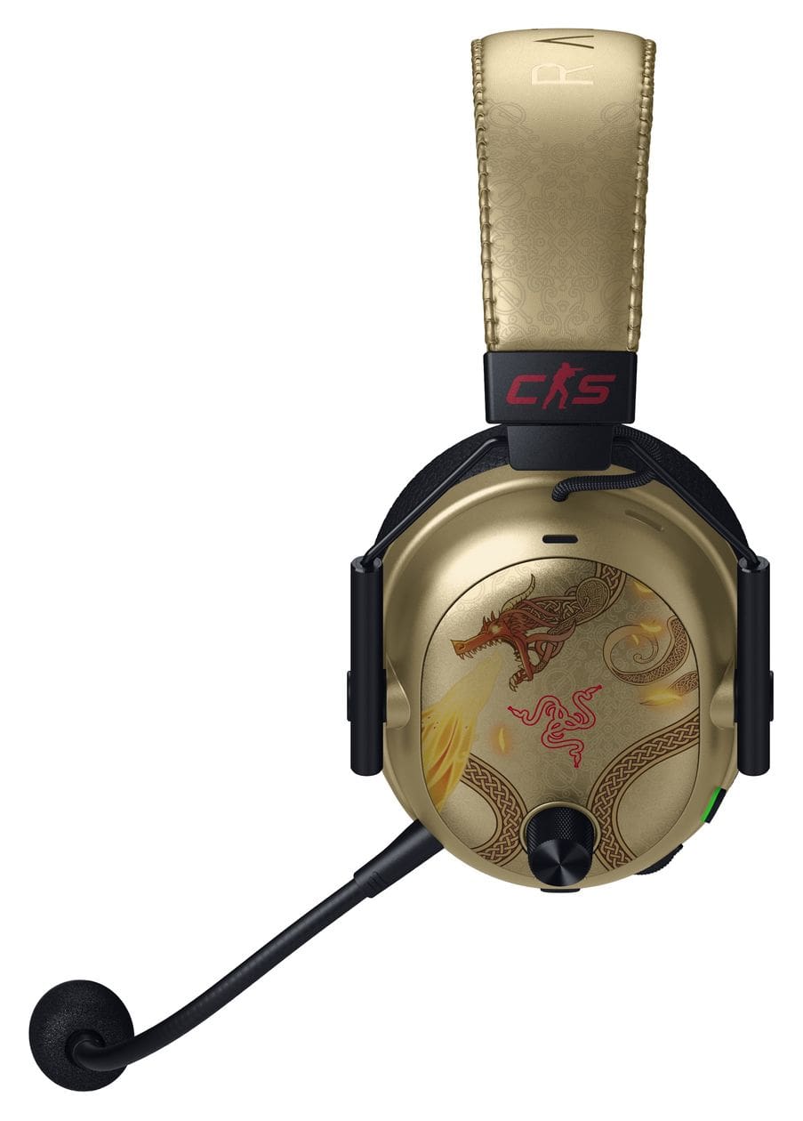 BlackShark V3 Pro Counter-Strike 2 Edition Over Ear Bluetooth Kopfhörer kabelgebunden&kabellos 70 h Laufzeit  (Schwarz) 