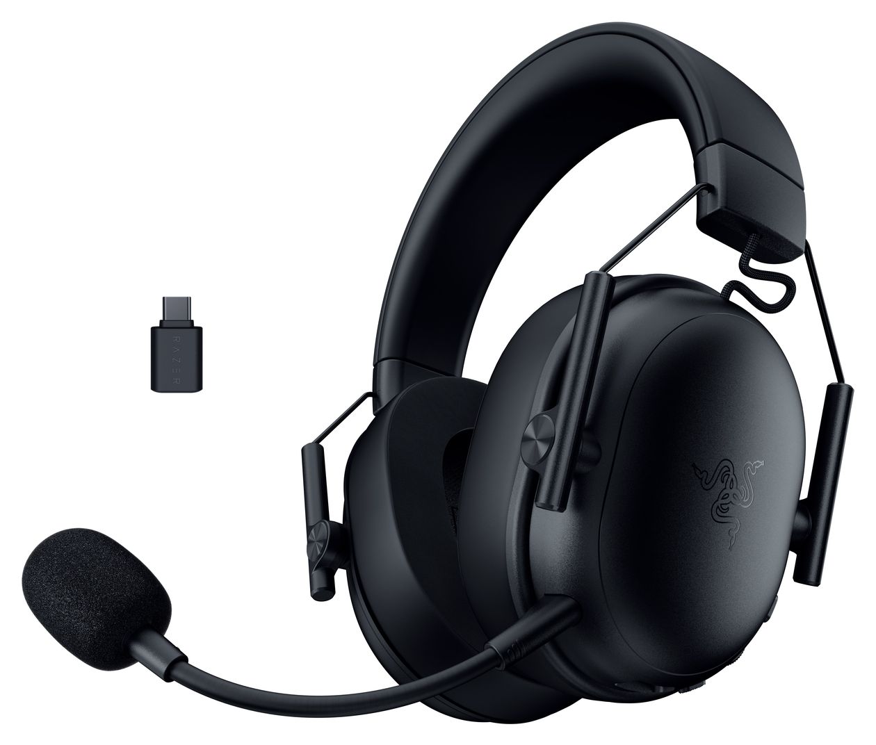 BlackShark V3 X HyperSpeed Over Ear Bluetooth Kopfhörer kabelgebunden&kabellos USB Typ-A  (Weiß) 