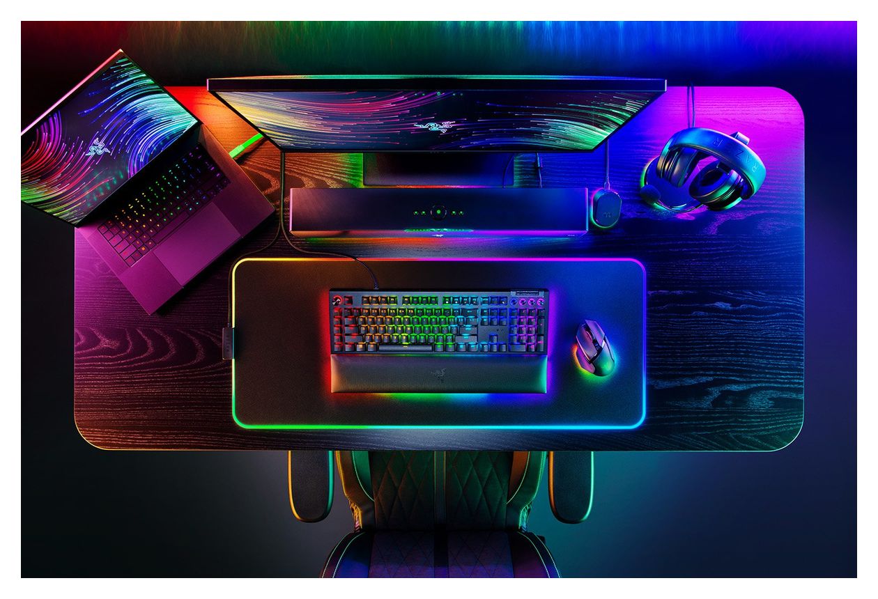 BlackWidow V4 Pro RGB-LED Gaming Tastatur USB  (Schwarz) 