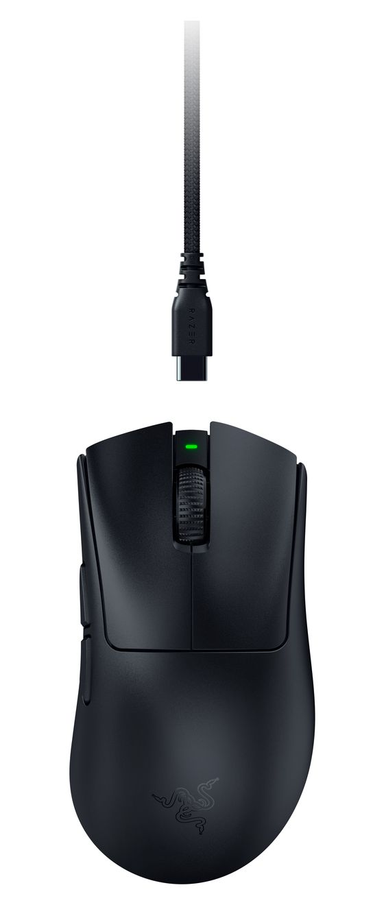 DeathAdder V4 Pro 45000 DPI Gaming Maus Optisch  (Schwarz) 