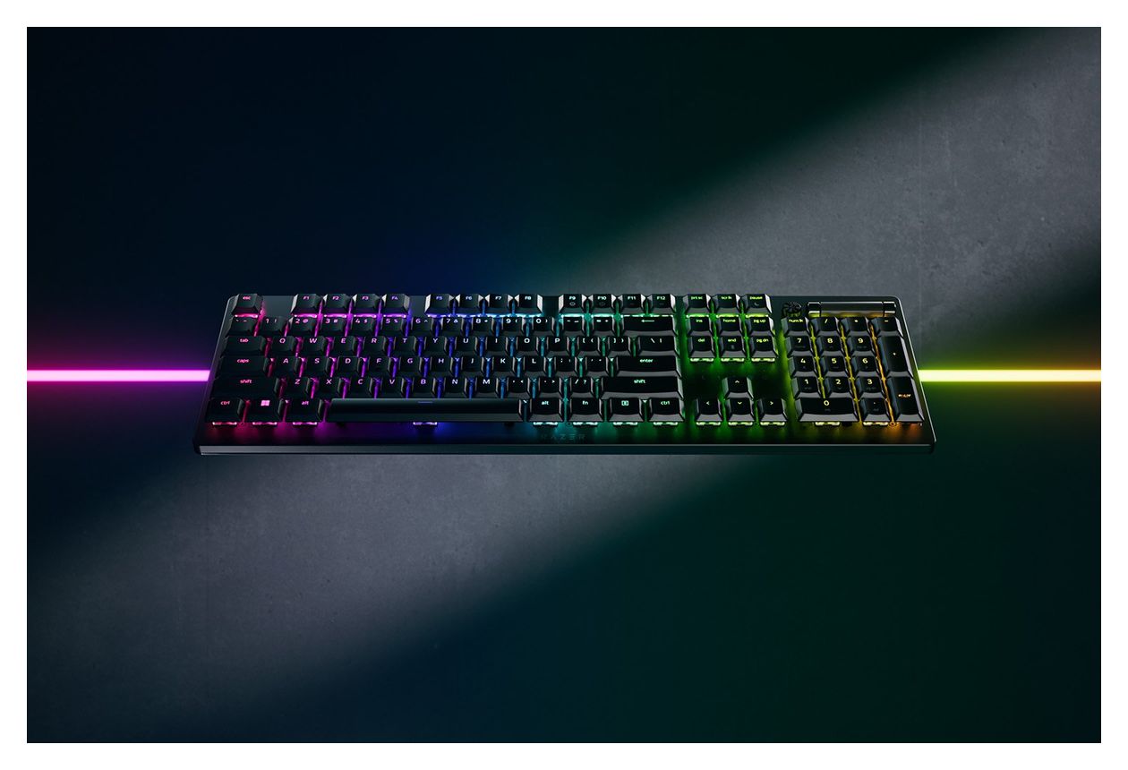 DeathStalker V2 Pro RGB-LED Gaming Tastatur USB + RF Wireless + Bluetooth  (Schwarz) 