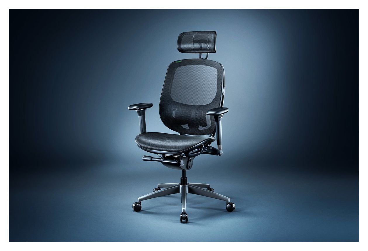 Fujin Pro Gamingstuhl bis 136 kg (Schwarz) 