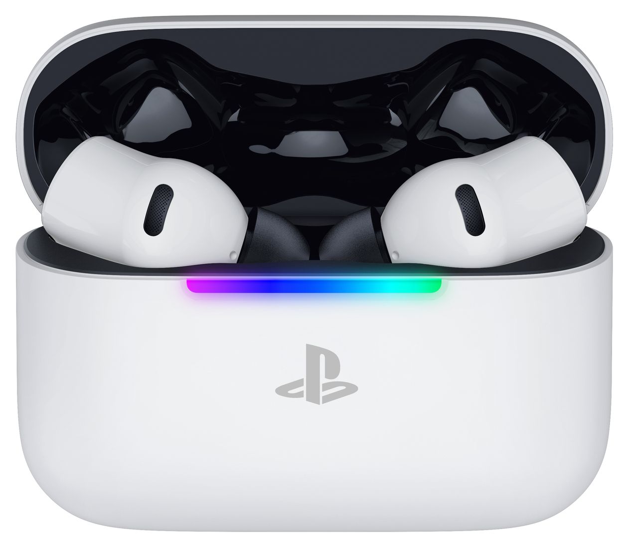 Hammerhead V3 X HyperSpeed for PlayStation In-Ear Bluetooth Kopfhörer kabellos 35 h Laufzeit  (Weiß) 