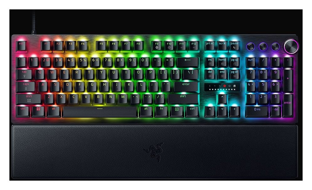 Huntsman V3 Pro 8KHz RGB-LED Gaming Tastatur USB  (Schwarz) 