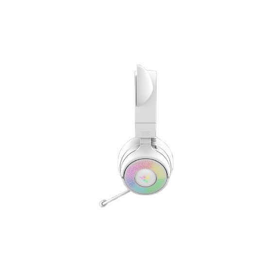 Kraken Kitty V3 Pro Over Ear Bluetooth Kopfhörer kabelgebunden&kabellos 70 h Laufzeit USB Typ-A  (Weiß) 
